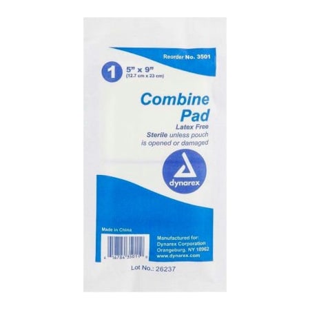 Kemp Usa Combine/ABD Pads Sterile 5X9, 20 PCS 11-045-5x9